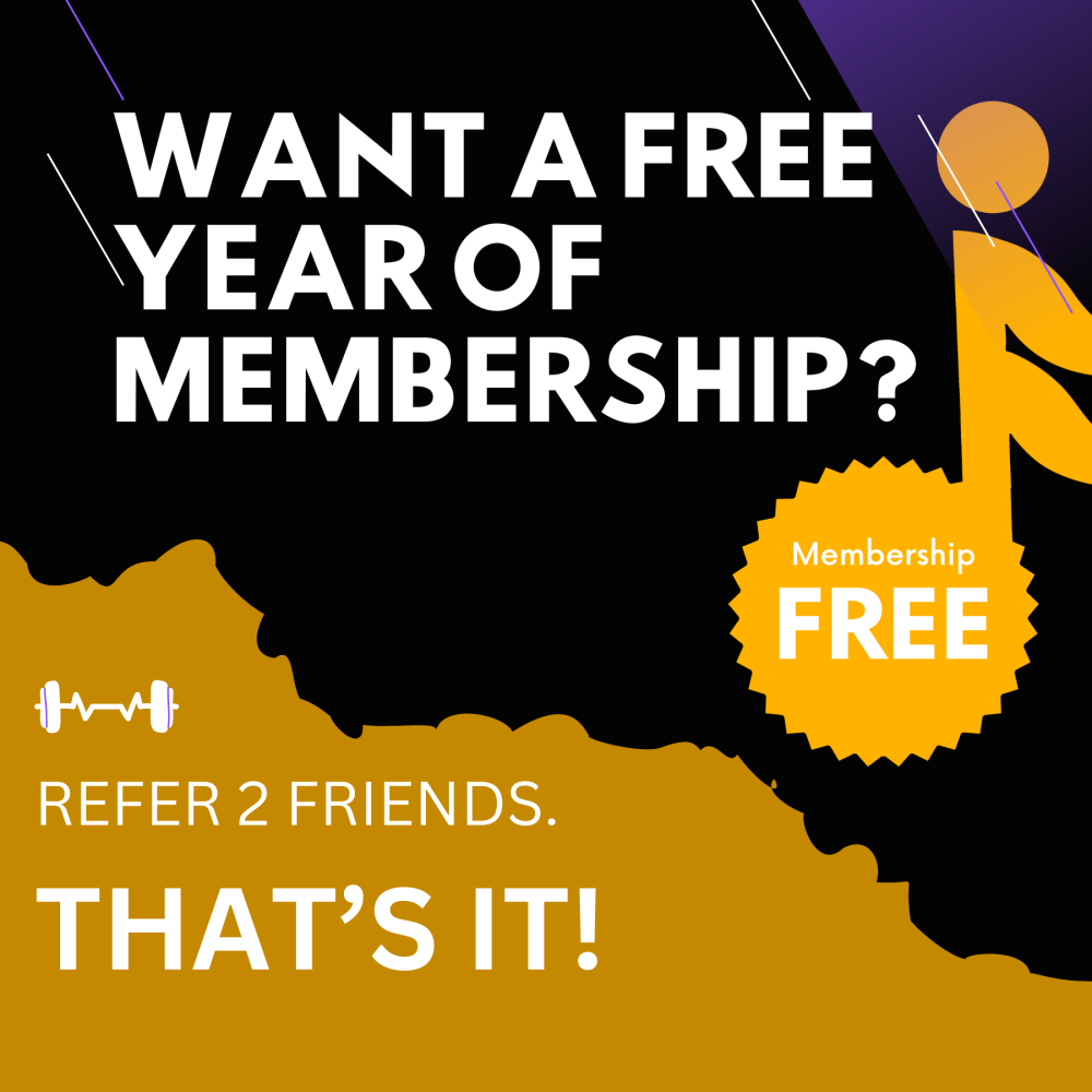want a free year of membership? refer 2 freidns that's it