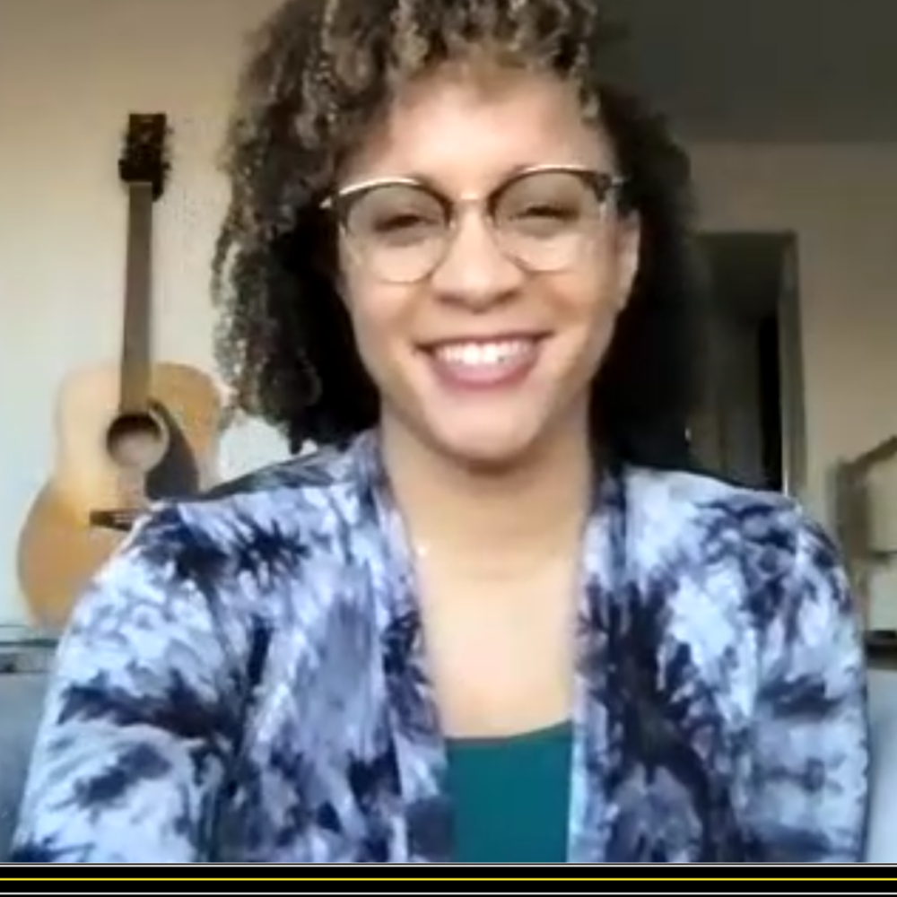 Leah Dowdy Smiles during t he Pro Member Network Townhall