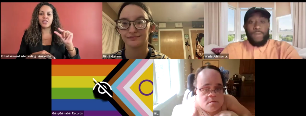 Image of partial Zoom meeting From Townhall