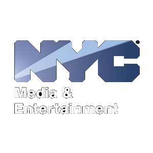 Text logo: NYC Media and Entertainment