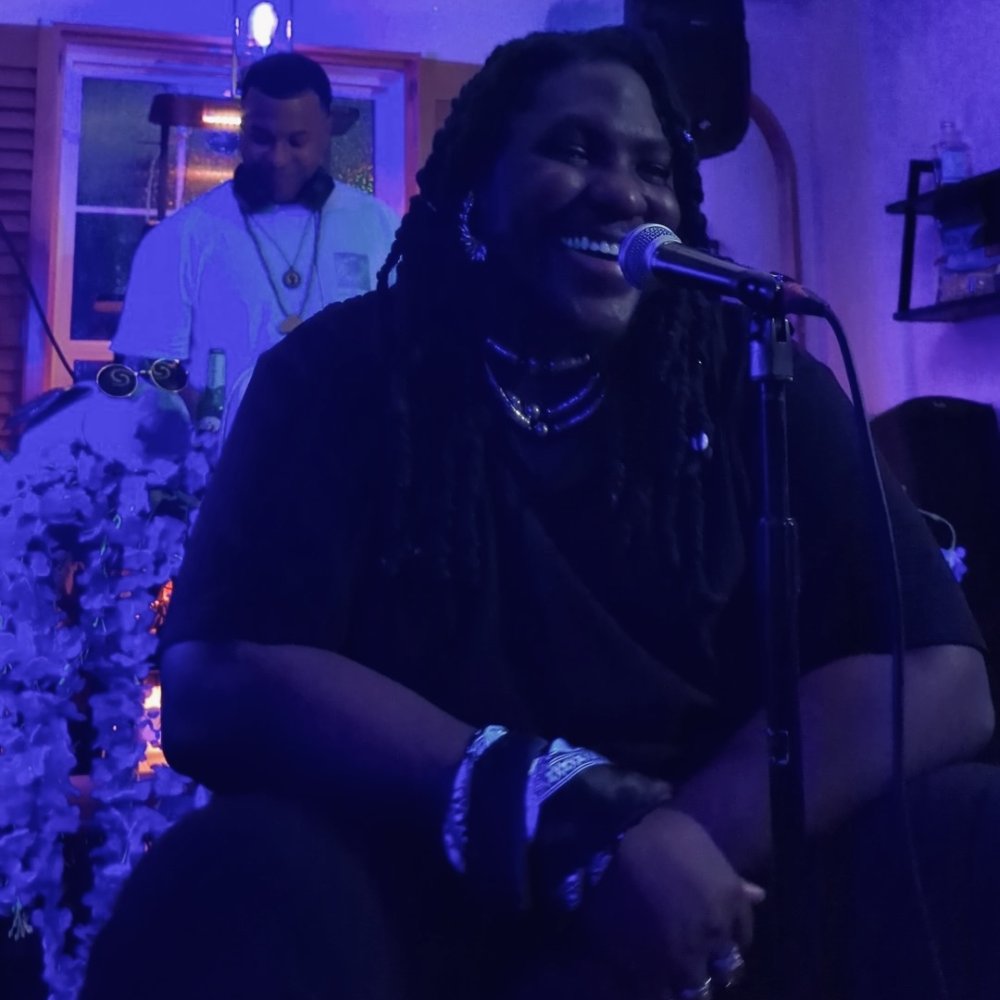 Living room soiree at The Cove with the Open Circles collective. This was 2024 in Takoma Park